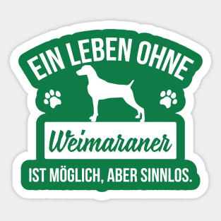 Weimaraner Sticker